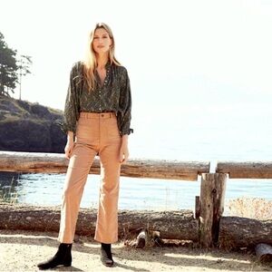 Doen Maritime Camel Corduroy Pants Sz 26